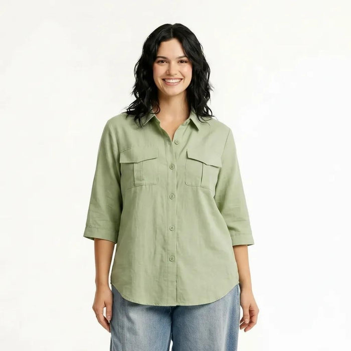 Women Sage Casual Shirt