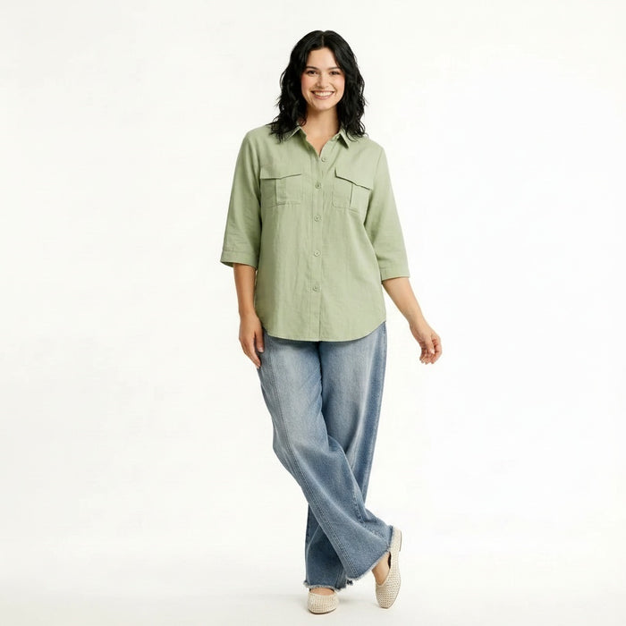 Women Sage Casual Shirt