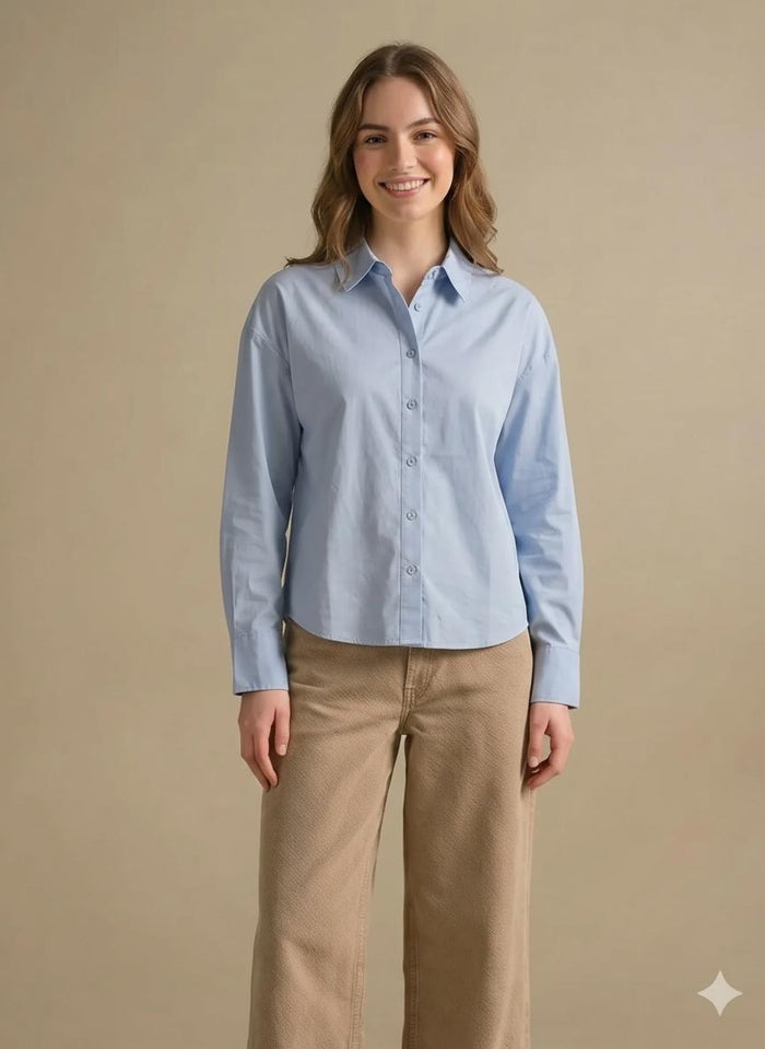 Women Sky Casual Shirt