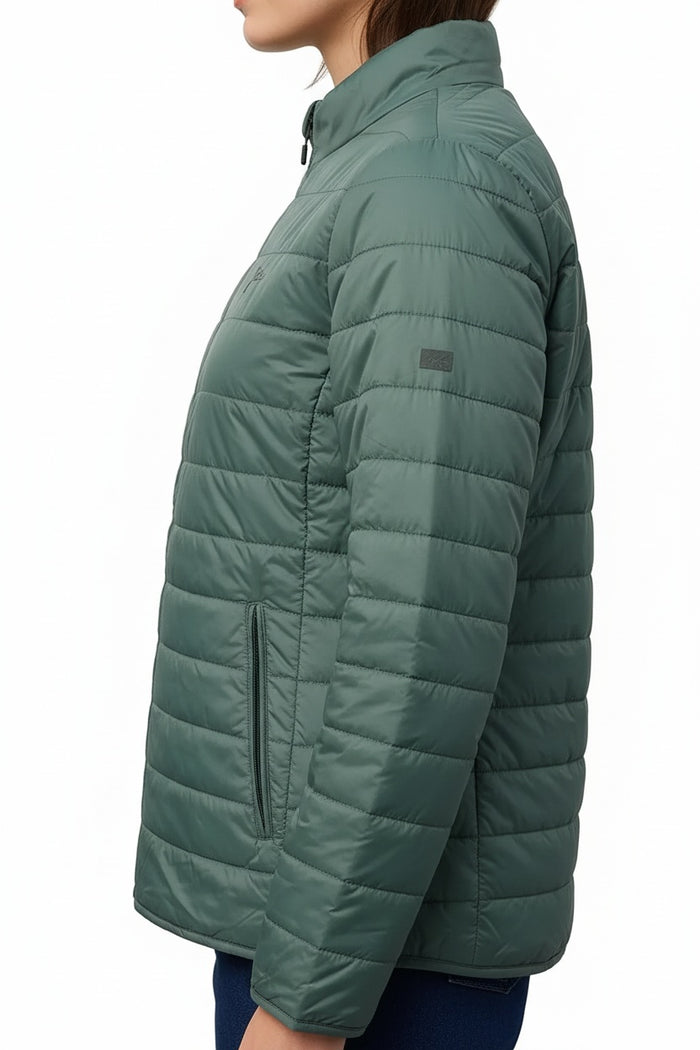Women Solid Mandarin Neck Jacket