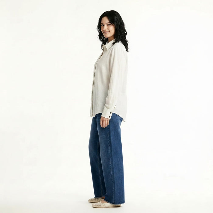 Women Urban Straight Fit Mid-Rise Light Fade Stretchable Jeans