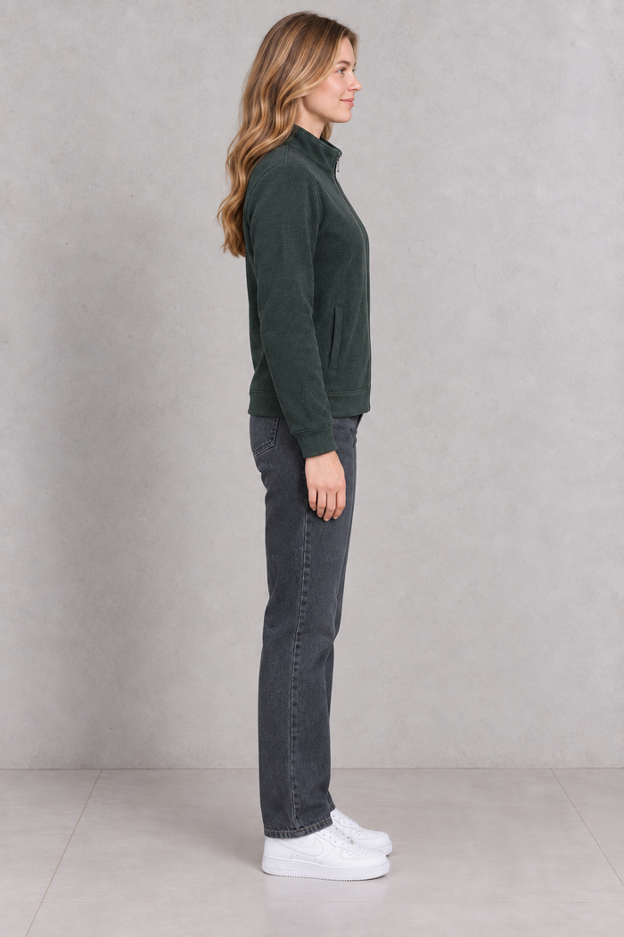 Women’s Charcoal Denim Jeans – Straight Fit Mid-Rise Everyday Jeans