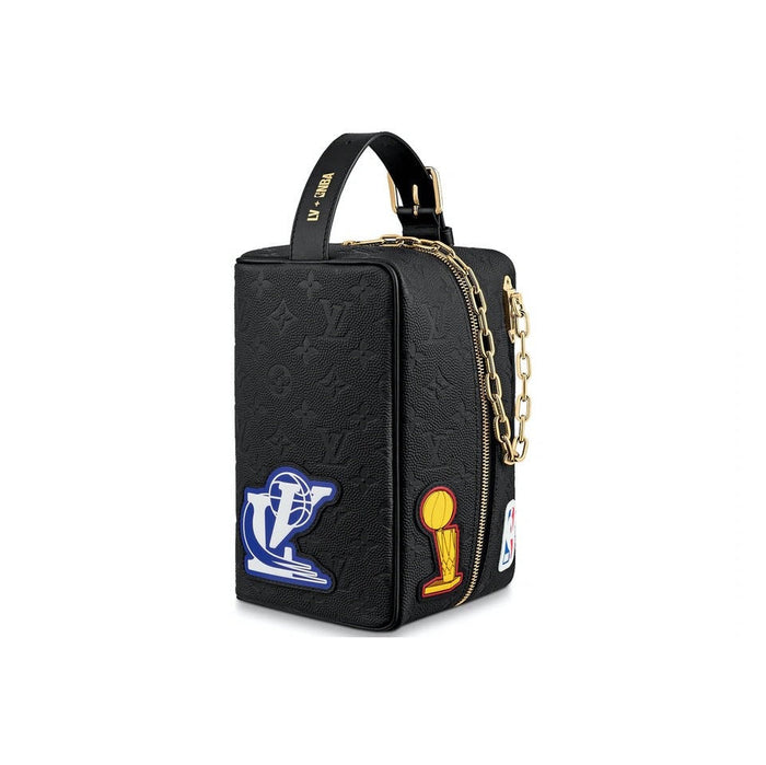 x NBA Hero Jacket Leather Cloackroom Dopp Kit Monogram Black