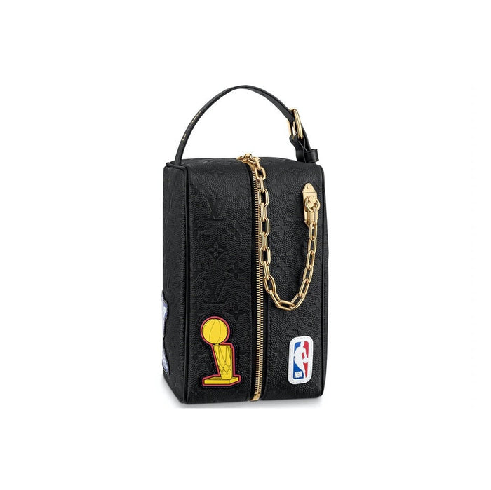 x NBA Hero Jacket Leather Cloackroom Dopp Kit Monogram Black